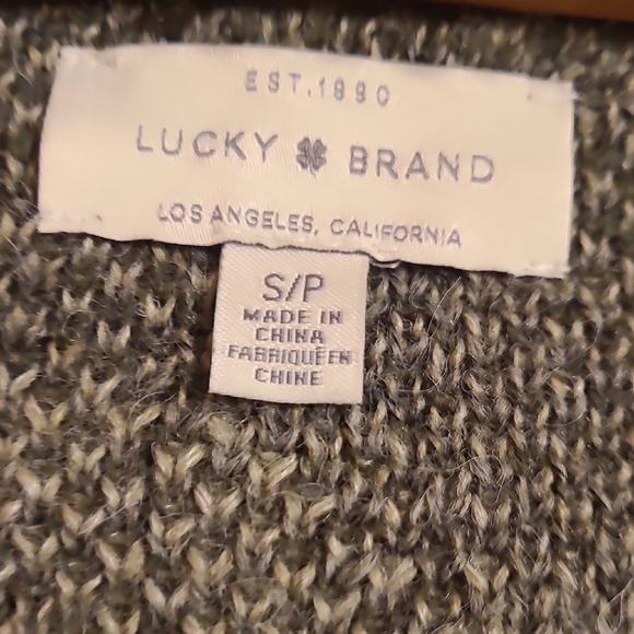 Lucky Brand Camouflage Cardigan Sweater - Picture 5 of 8